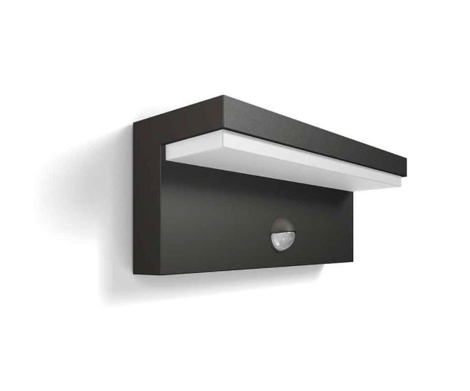 Aplique exterior con sensor Philips