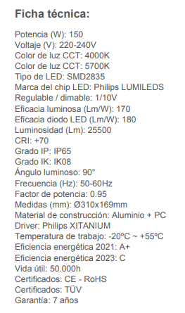 Campana profesional driver Philips
