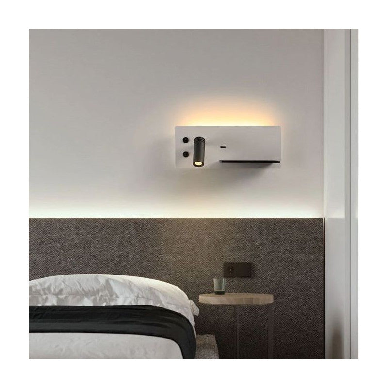Aplique lectura con cargador USB