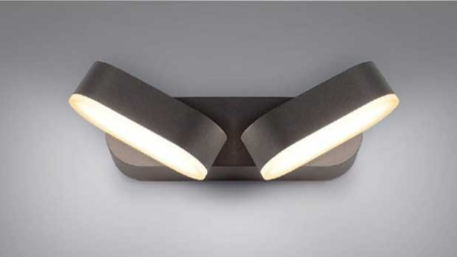 Aplique orientable doble exterior