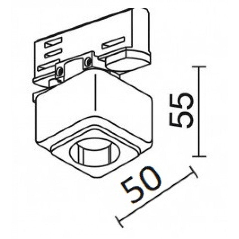 Enchufe para carril trifásico