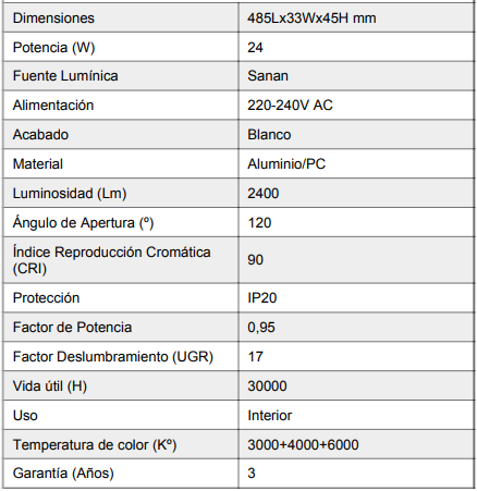 Foco LED para Carril monofasico de 24W con acabado en Negro y Aluminio. Chip de altas prestaciones Sanan. Instalaciones para carriles Monofásicos. El Foco de Carril Lineal posee un ángulo de apertura de 120º y 2000 Lúmenes.
Permite la orientación con ángulo de 80º que lo hace perfecto para la iluminación en Tiendas, Comercios, Exposiciones …