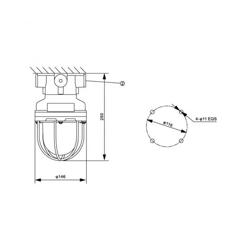 Luminaria Industrial ATEX