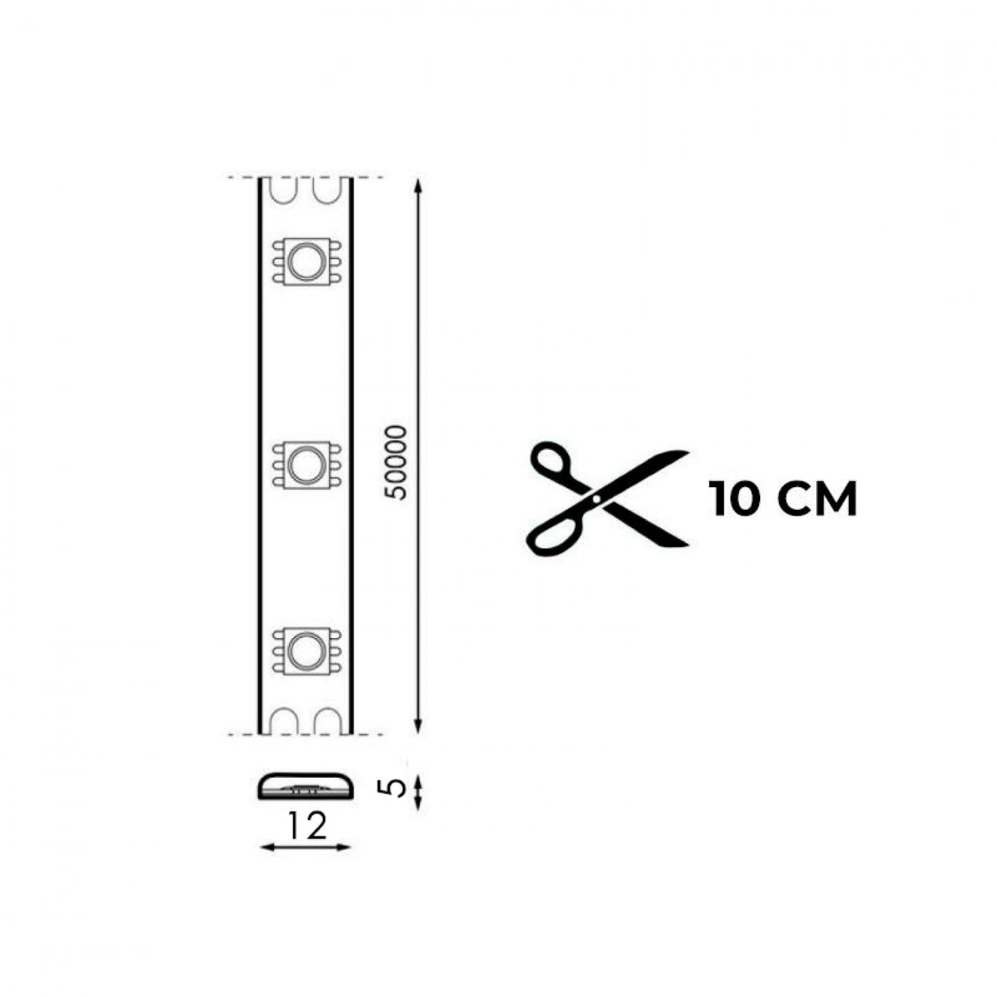 Tira led 220v auto-rectificada