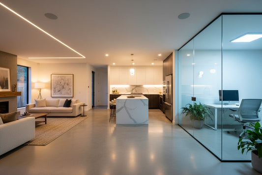 Comparativa de temperaturas de color en iluminación LED: luz cálida, neutra y fría para diferentes estancias del hogar