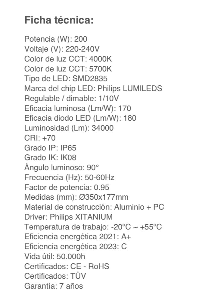 Campana profesional driver Philips