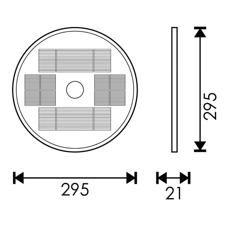 Foco solar piscina