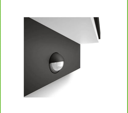 Aplique exterior con sensor Philips