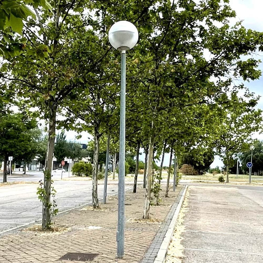 Farola globo anti-contaminación lumínica