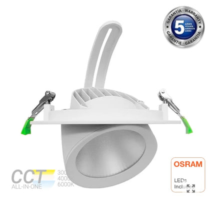 Downlight foco orientable redondo 38w