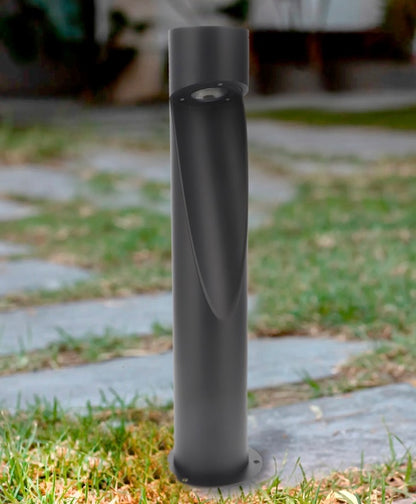 Baliza exterior modern en corten o negro