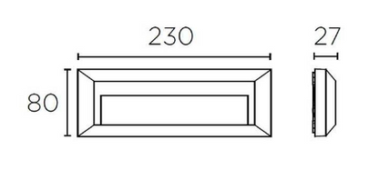Baliza pared superficie