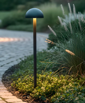 Baliza LED Exterior 60cm 12W 3000K | Jardín IP65 Aluminio Negro