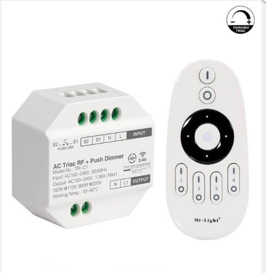Kit regulador a 220v con mando a distancia