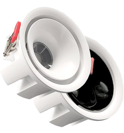 Focal LED Encastrable 18W-24W | 130lm/W | 4CCT | CRI92 | UGR11 | Angle 24°