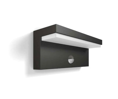 Aplique exterior con sensor Philips