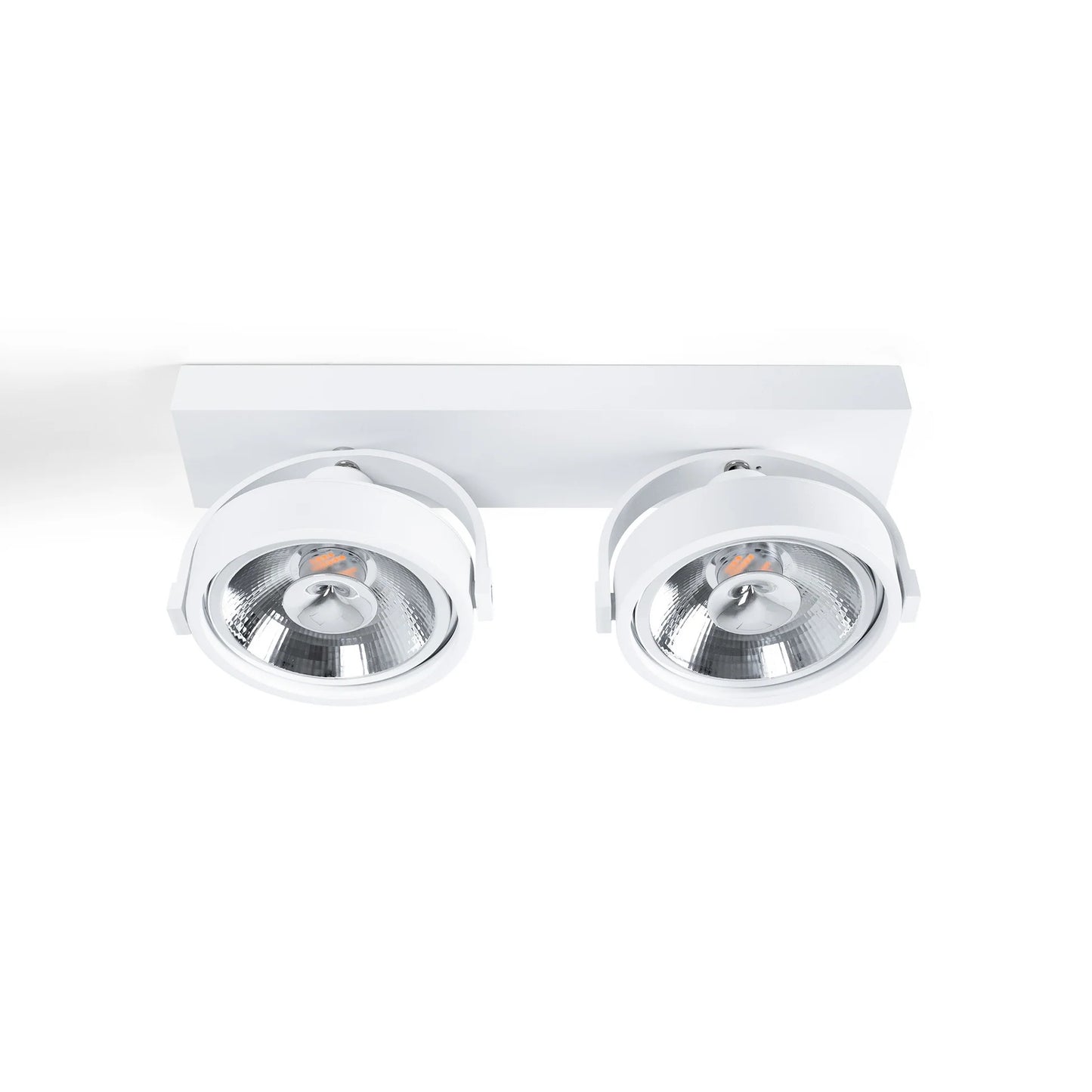 Foc LED Doble AR111 de Superfície Orientable 30W CREE COB | 2x800lm Angle 24º | Blanc o Negre
