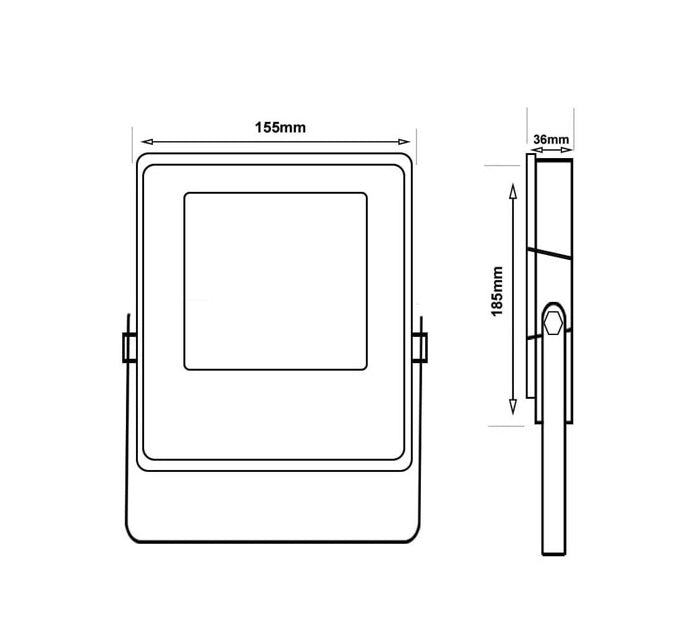 Foco Proyector LED SMD de 50w PRO con chipled OSRAM lo hacen idóneo para iluminar de manera eficaz y durable. Se trata de un producto con una clase energética A++