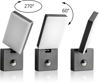 Aplic LED Exterior Orientable amb Detector de Moviment 15W IP65