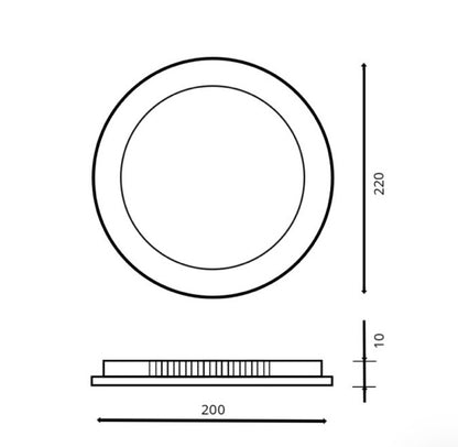 Downlight panel "eco" 20w (pack)