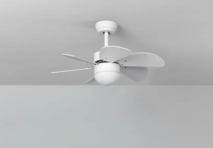 Ventilador techo pequeño blanco