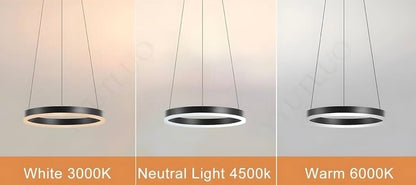 Lámpara colgante led circular CCT regulable