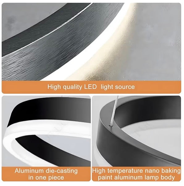 Lámpara colgante led circular CCT regulable