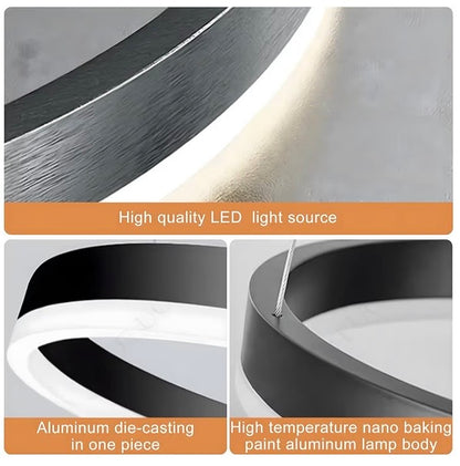 Lámpara colgante led circular CCT regulable