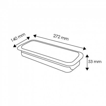 Esquema de dimensiones para la luz de emergencia y seguridad led 3w 200 lm con AutoTest permanente/No permanente. Marco de empotrar incluido. Apta para locales de pública concurrencía, o como señalización de piloto de seguridad. Autonomía de 1 hora. Dimensiones de corte 246 mm x 84 mm.