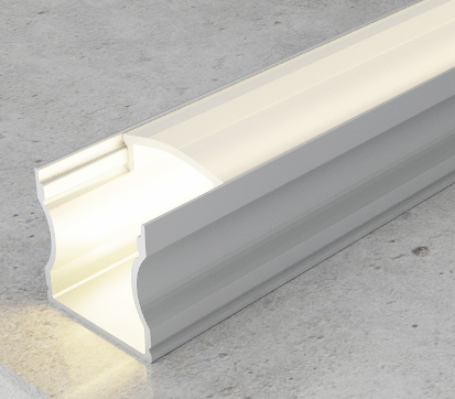 Perfil aluminio superficie alto (pack)