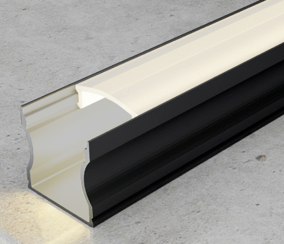 Perfil aluminio superficie alto (pack)