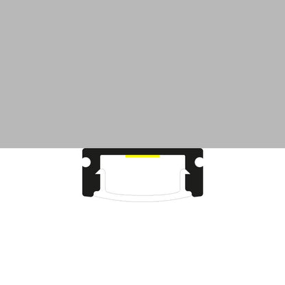 Perfil aluminio plano (pack)
