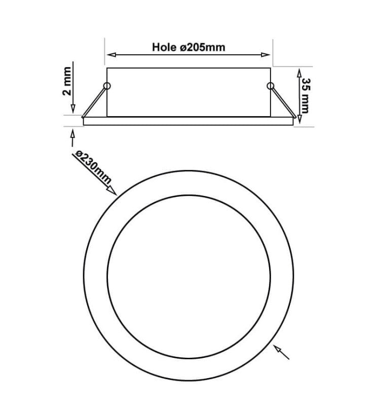 Downlight LED Empotrable 40W Philips | CCT Seleccionable | UGR17 | IP54