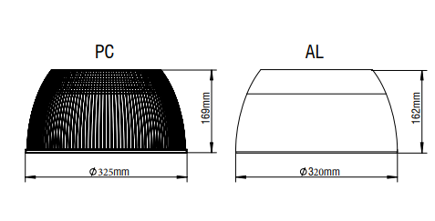 Campana led decorativa multipotència