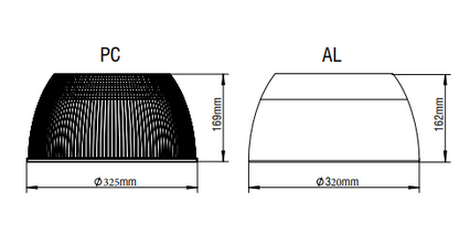 Campana led decorativa multipotència