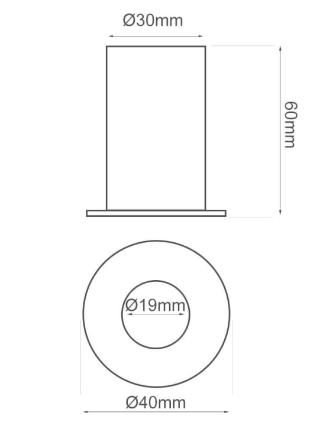 Foco spot mini 5w