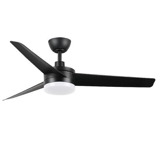 Ventilador techo big con luz negro/gris