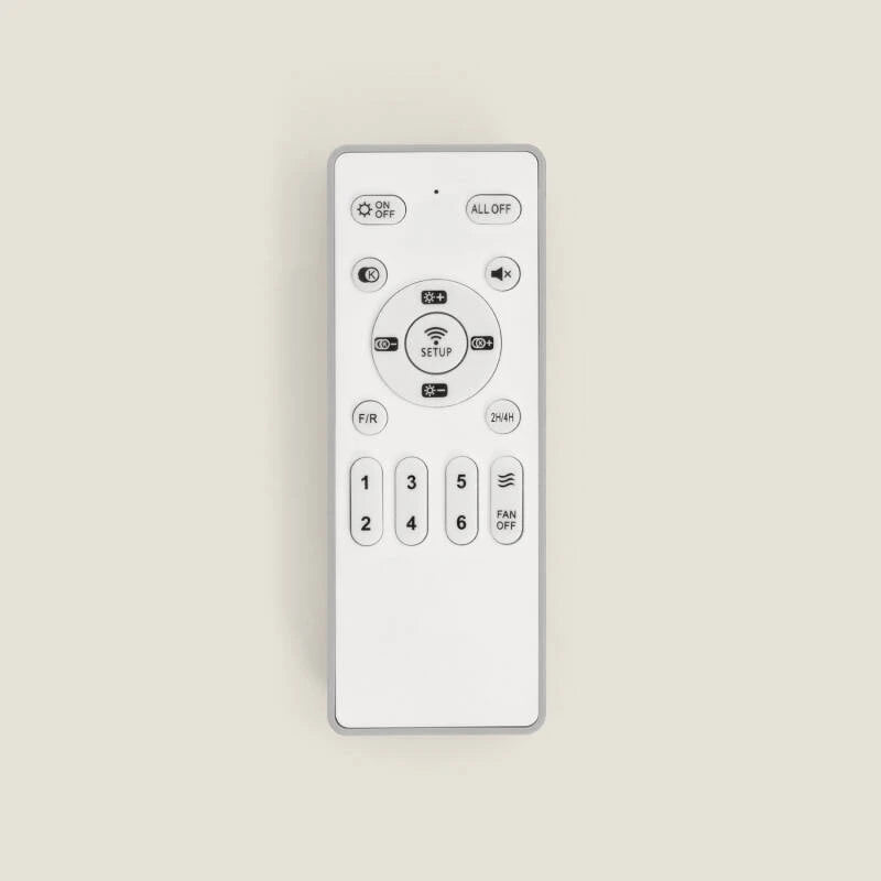Ventilador de sostre LED CCT 30W amb Motor DC | Ø107cm Silenciós, Comandament i Funció Estiu/Hivern