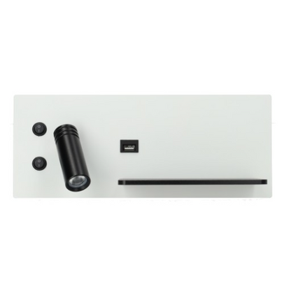 Aplique lectura con cargador USB
