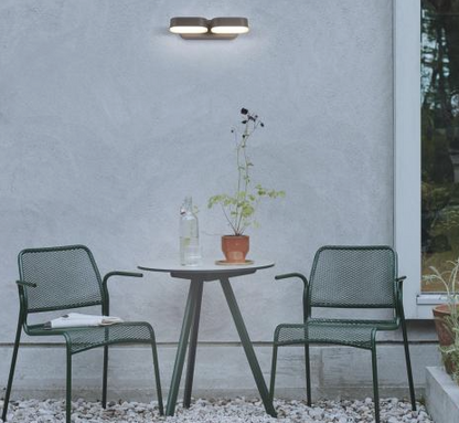 Aplique orientable doble exterior