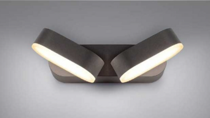 Aplique orientable doble exterior
