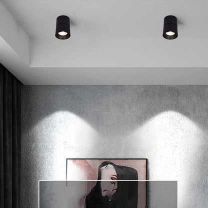 Aplique de techo tubular de aluminio de 7w que se puede inclinar hasta 90º para enfocar el haz de luz adecuando la iluminación al ambiente que deseemos crear. También puede rotar sobre sí mismo hasta 360º haciéndolo un aplique muy versátil ya que se puede instalar tanto en techo como en pared.