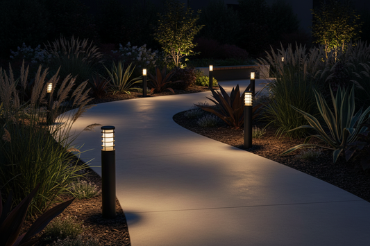 Baliza de Jardín Nocturna - Iluminación Profesional de Sendero