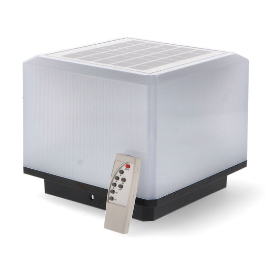 Baliza sobremuro solar cuadrada 4,5w CCT