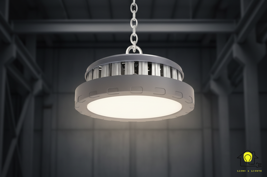 Banner campana LED industrial con reflector
