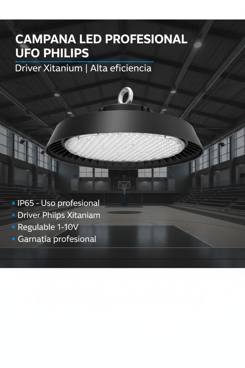 Banner Campana LED Philips - Pabellón sin marca