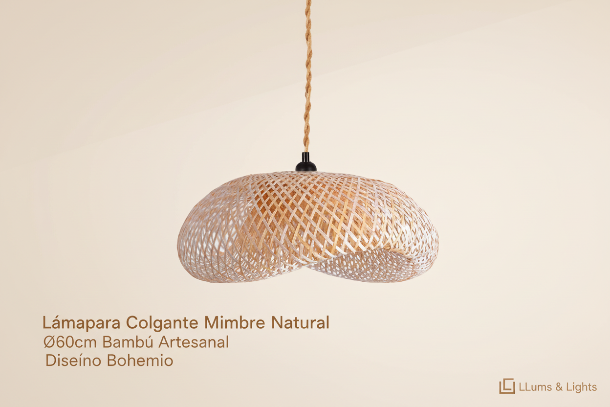 Banner Lámpara Mimbre con Anagrama