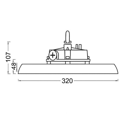 Campana industrial led multi potència 120/160/200w amb color ajustable CCT