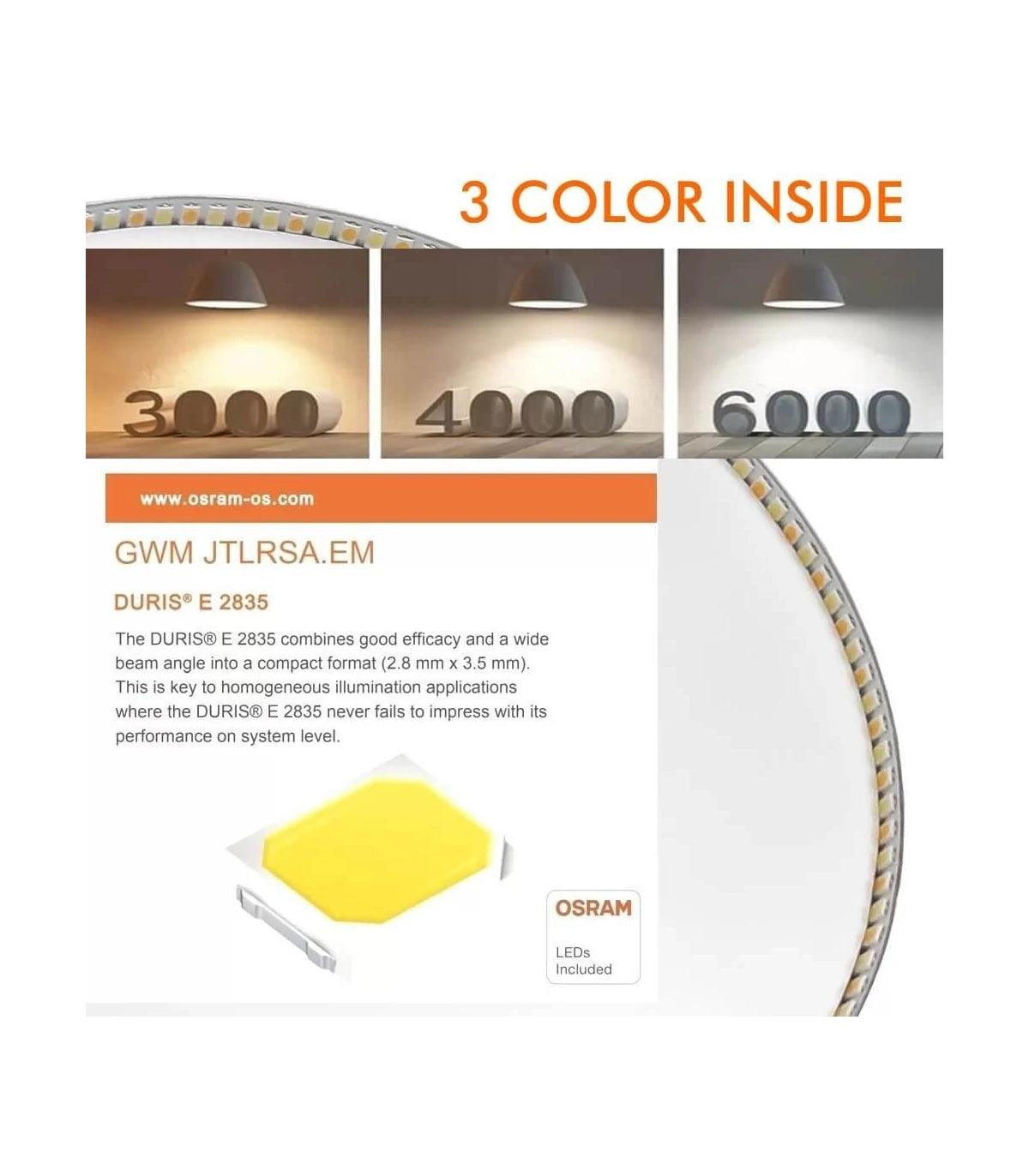 Downlight profesional 24w Osram