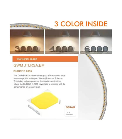 Downlight profesional UGR17 24w Osram